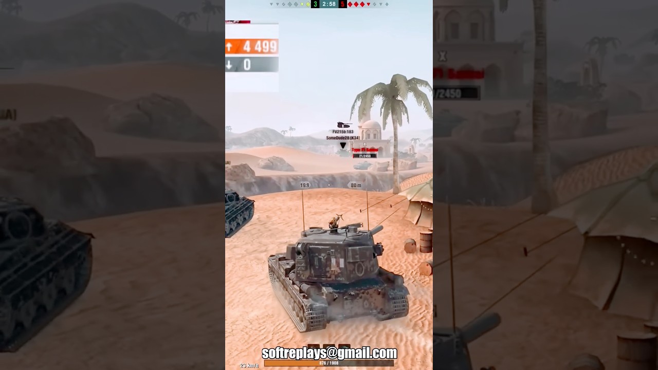 FV 215 b 183 Tank, world of Tanks Game Reply, 