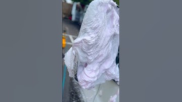 Thick Foam Close Up   ASMR #asmr #detailing #shorts