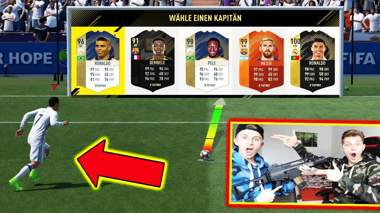 EXTREM GEILES 11 METER FUT DRAFT BATTLE Vs Kleinen BRUDER Fifa