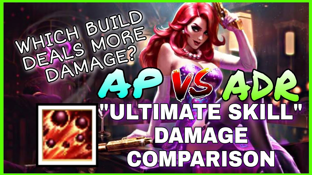 [WILD RIFT] AP VS ADR BUILD MISS FORTUNE "ULTIMATE" COMPARISON