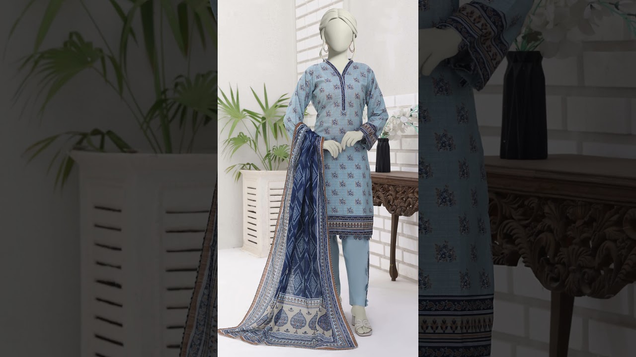 ALMEERAH STRIPE DORIA SUMMER  COLLECTION 2025 Original Brand 