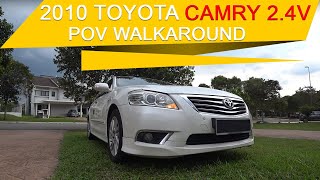 2010 Toyota Camry 2.4V | Malaysia #POV [Walkaround & Test Drive]