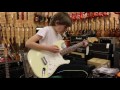 12-Year-Old Asher Belsky playing our Fender Custom Shop Stratocaster