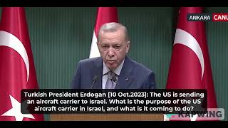 Эрдоган Обвинил Сша В Планировании «Устроить Резню В Секторе Газа», Отправив Авианосец В Израиль.