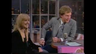 Heather Thomas on Letterman 1987 Cyclone Promotion