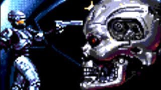 Robocop vs Terminator (Genesis) All Bosses (No Damage)