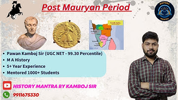 UGC NET DEC 2023 I L42 Post Mauryas by Pawan Kamboj I History I #ugcnetdecember2023 #pawankambojsir