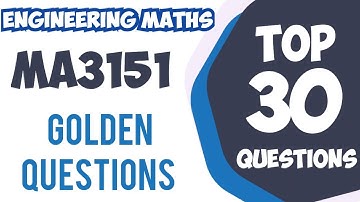 MA3151|Matrix and Calculus|Engineering Maths1|Important questions|Vincent Maths|