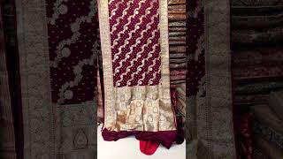 Bridal Banarasi Saree Shorts | wedding saree | biyer saree | saree shorts | katan saree | silk sari
