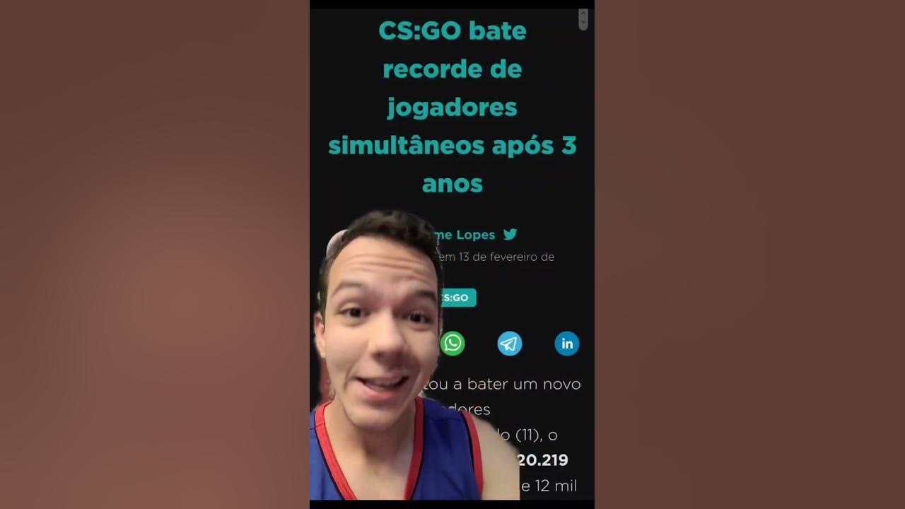 CS:GO bate novo recorde de jogadores depois de 11 anos do seu lançamento