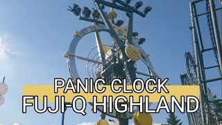 4K Panic Clock Ride - Fuji-Q Highland - Fujikyu - Theme Park - Summer in Japan 2019
