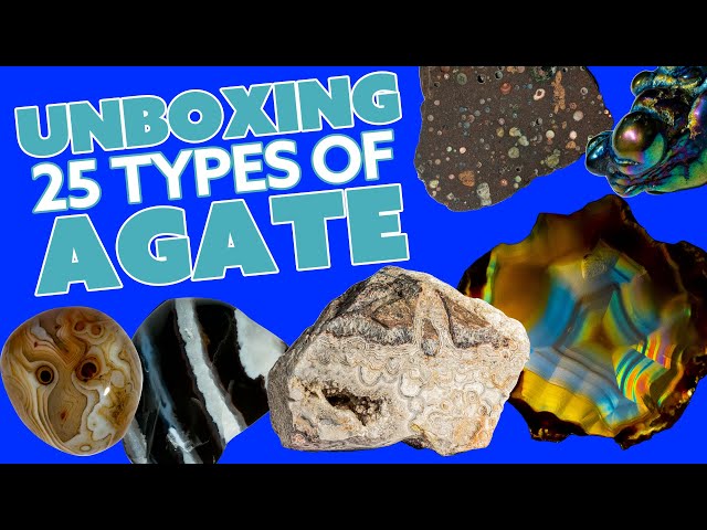 【コレクターズアイテム】タスマニアンアゲート Unboxing Agates - Crazy Lace, Iris, Moss & more Unusual & Rare