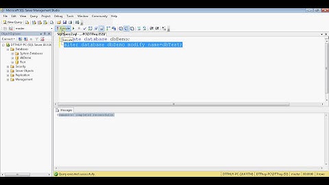 SQL Server: Create, alter, use and drop DataBase (DB) | V1Study.com