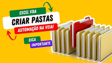 VBA para Iniciantes | Como CRIAR Pastas AUTOMATICAMENTE  com VBA  EXCEL