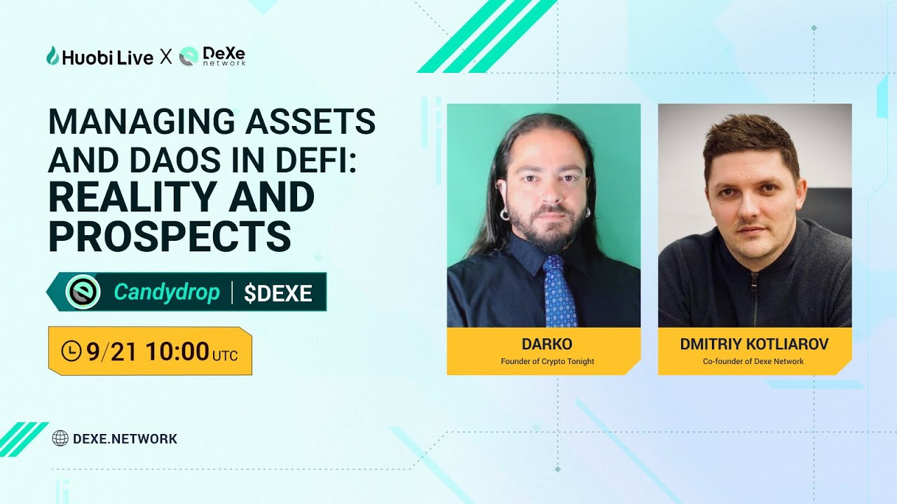 DEXE Network interview - Managing assets and DAI in DEFI ! - YouTube