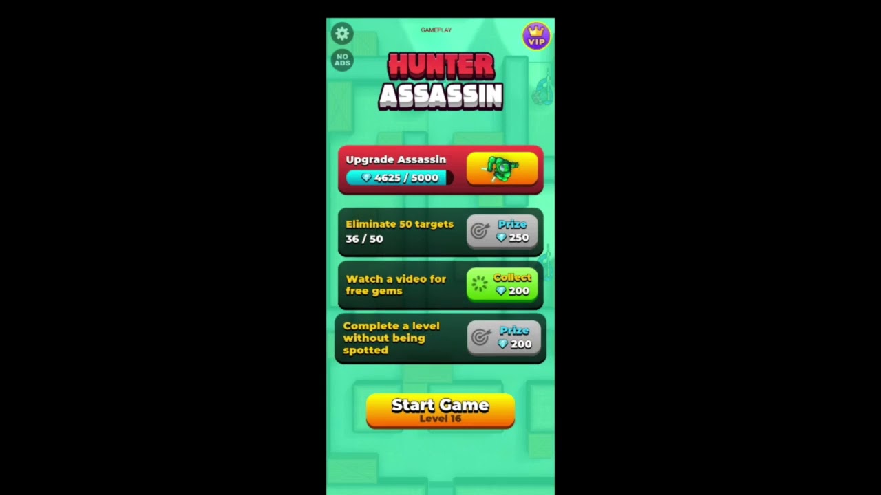 HUNTER ASSASSIN GAMEPLAY - ANDROID GAME - 2020 -TRENDING GAME -GAME PLAY - LEVEL 11 TO LEVEL 20