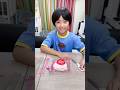 メロジョイの大福を開けてみた🍓　まりちゃんいずちゃんチャンネル　#shorts #メロジョイ