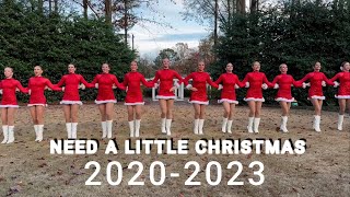 HHS Buccanettes - Need A Little Christmas - Through the Years