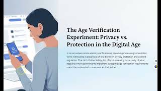 Details The Age Verification Experiment - UK Online Safety Act News