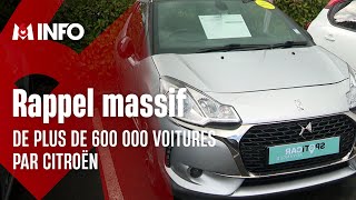Citroën rappelle plus de 600 000 voitures dans le monde pour un problème d'airbag