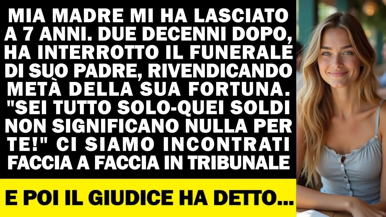 Tre giorni fa mio padre è morto d’infarto nel suo ufficio, chino sui progetti che curava da una vita. Un minuto prima era vivo, quello dopo non c’era più. Al funerale ho organizzato tutto da sola:...