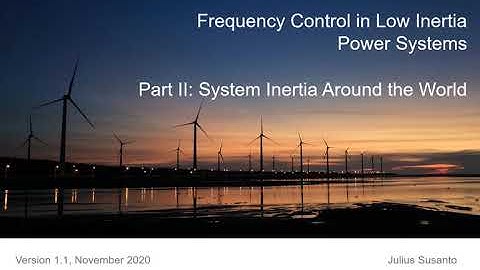 Frequency Control in Low Inertia Power Systems - Part II: System Inertia Around the World