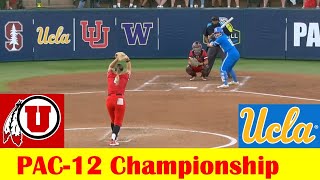 Utah vs UCLA Softball Game Highlights, 2024 PAC12 Championship