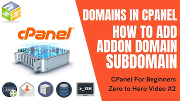 cPanel Domains - Create Addon Domain, Create Subdomain | Code with HZ