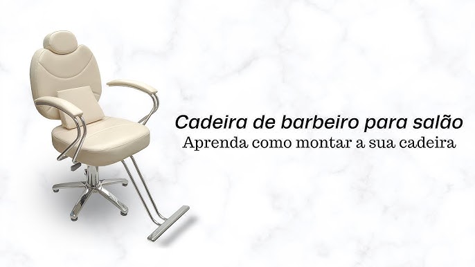 Poltrona Cadeira Reclinável Sandra De Barbeiro Com Base