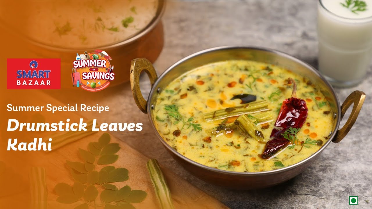 SMART Bazaar Drumstick Leaves Kadhi Recipe YouTube