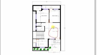 25x40 ft NEW 2BHK HOUSE MAP