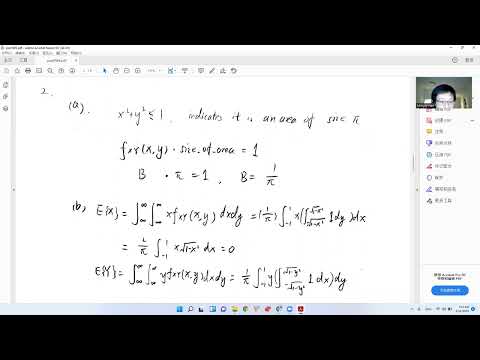 Probability and Stochastic Processes NYU Tandon Spring 2022 HW 6 Q2 by mh6208