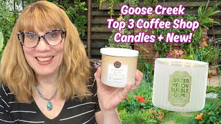Goose Creek Top 3 Coffee Shop Candles New
