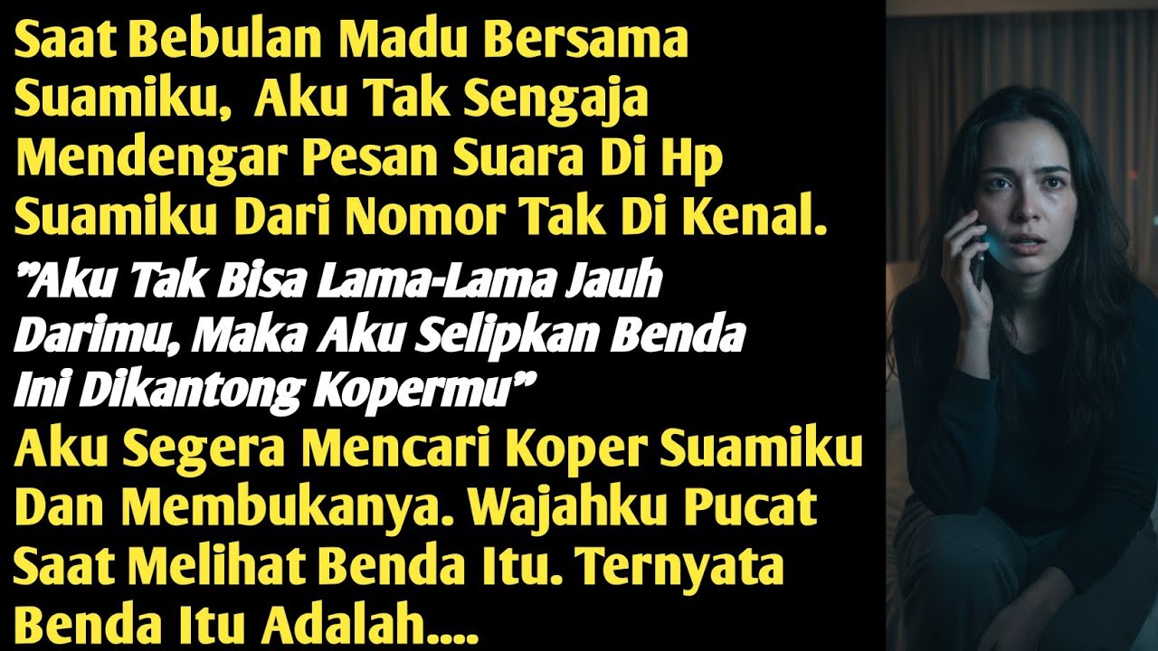 Aku Tak Sengaja Mendengar Pesan Suara Itu, Saat Aku Periksa Koper Itu, Ternyata Isinya Adalah...