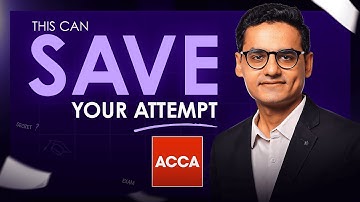 This Can SAVE Your ACCA Attempt! | Career Compass