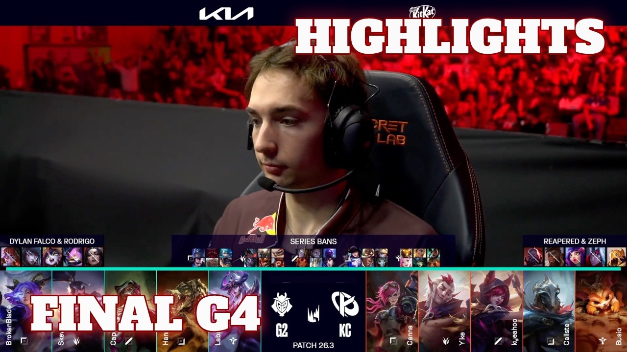 G2 vs KC - Game 4 Highlights | Grand Final LEC Versus 2026 Playoffs | G2 Esports vs Karmine Corp G4