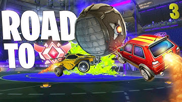 Road to GC Using NO Mechanics (game 3) | Rocket League