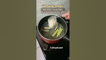 Thumbnail of Cara Membuat Wedang Sereh untuk Mengobati Masuk Angin Perut Kembung #shorts