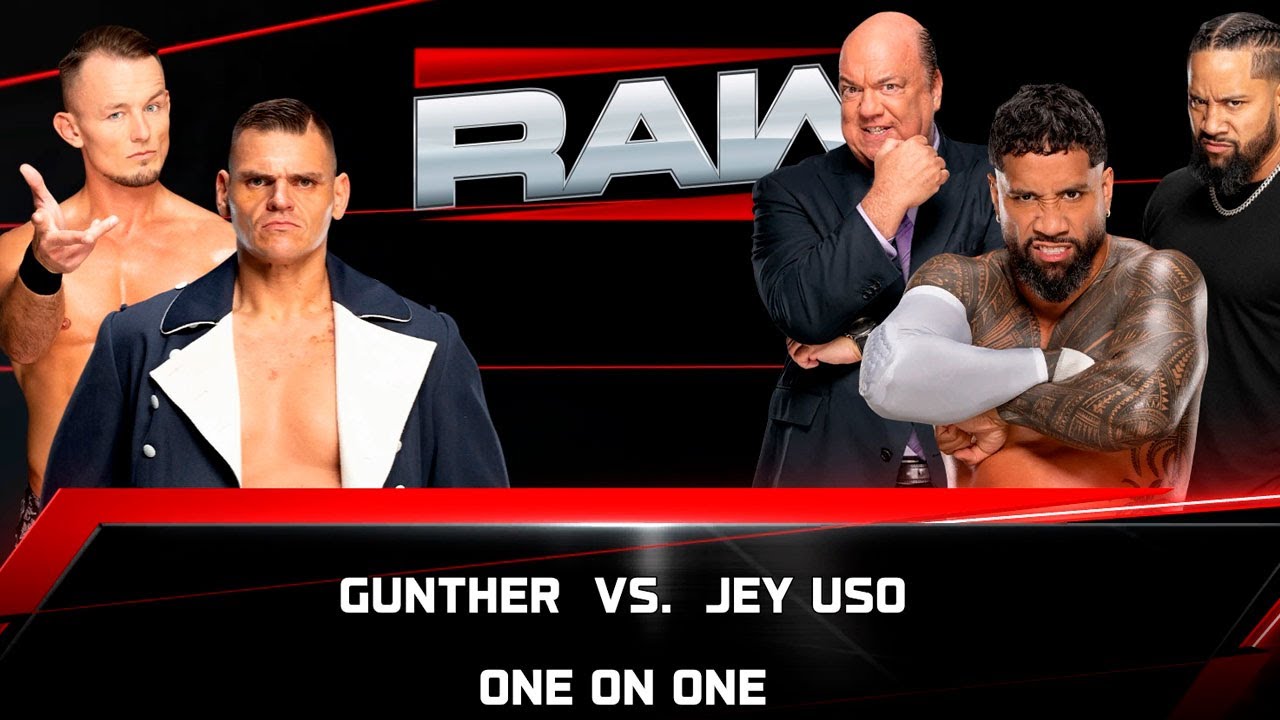 Gunther VS Jey Uso - Monday Night Raw - WWE 2K25 #22