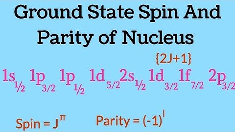 Ground State Spin and Parity of Nucleus | Property of Nuclues in Nuclear and Particle Physics