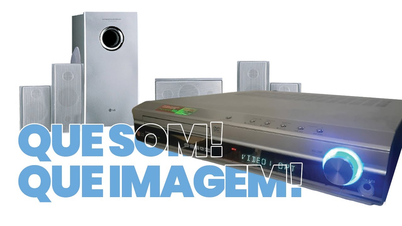 Olha a qualidade do Home Theater e Receiver LG DH-6530A, de 2003!