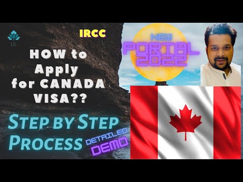 Step By Step process to fill IRCC VISA Application on New portal | Canada Visa 2022