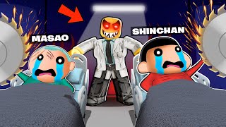 Roblox Shinchan Escaping From Evil Doctor Hospital With His Friends 😰🔥