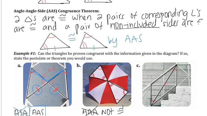 4.5: Prove Triangles Congruent by ASA and AAS