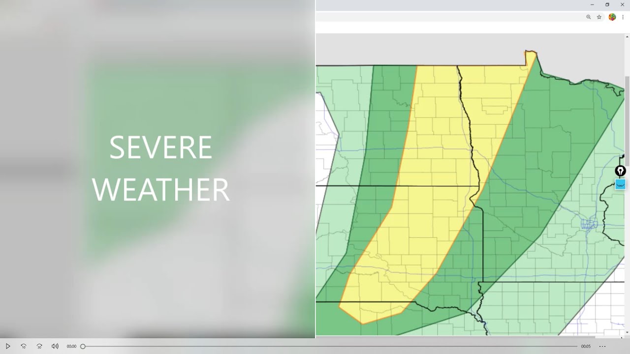 Severe weather threat coming again for the Midwest - YouTube