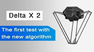 Delta X 2 - The first test with the new algorithm
