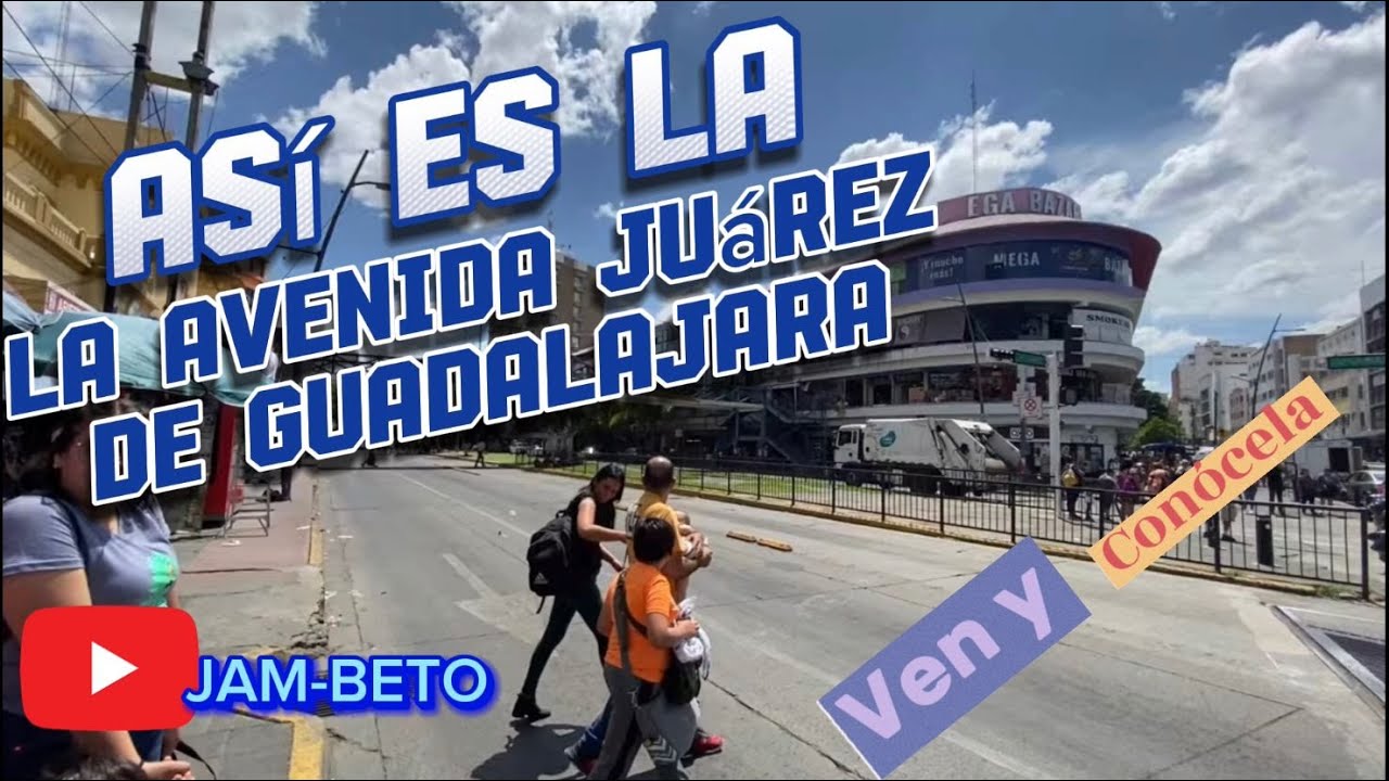 Caminando por la Avenida Juarez de Guadalajara Jalisco, ven a conocerla.
