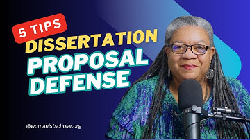 5 Easy Tips to Nail Your Dissertation Proposal Defense!