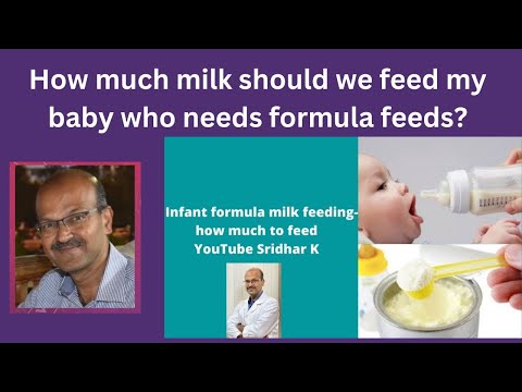 Video: How Much Should A Child Eat Formula