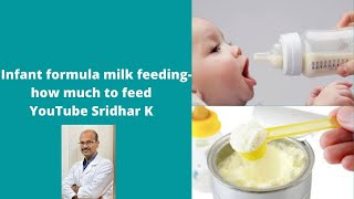 Infant formula-how much to feed my baby? Why I should not overfeed.